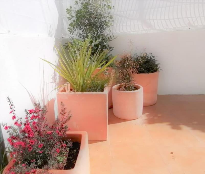 Cozy Apartment With Private Courtyard Barcarena Exterior foto